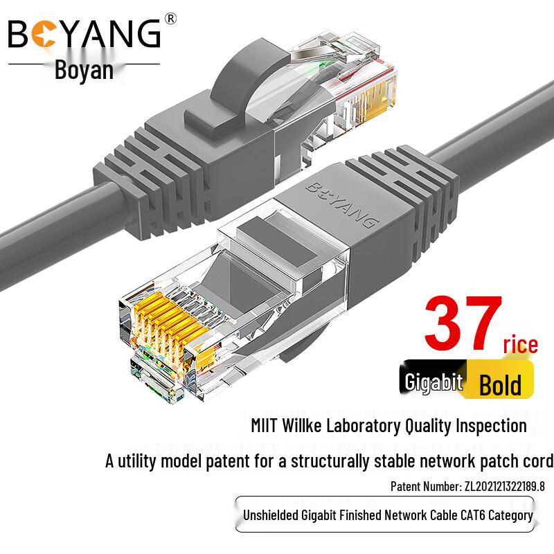 

BOYANG CAT6 Unshielded Gigabit Ethernet Patch Cable