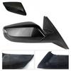 Replacement For 2017- Chevrolet Malibu Right Side Mirror Cap Cover Black
