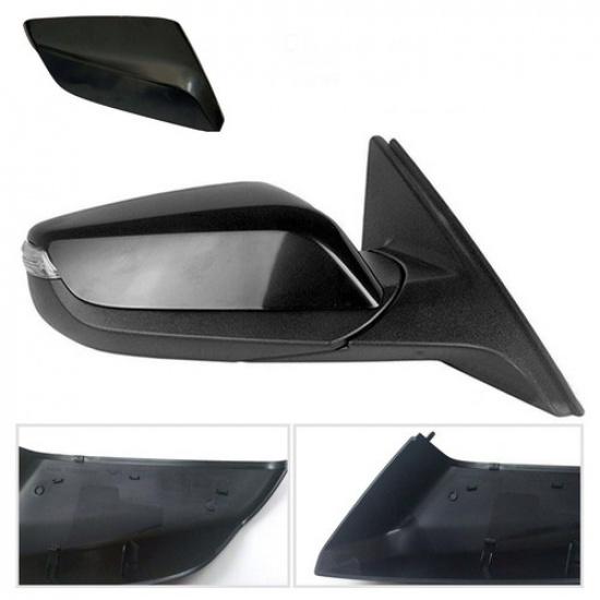 Replacement For 2017- Chevrolet Malibu Right Side Mirror Cap Cover Black