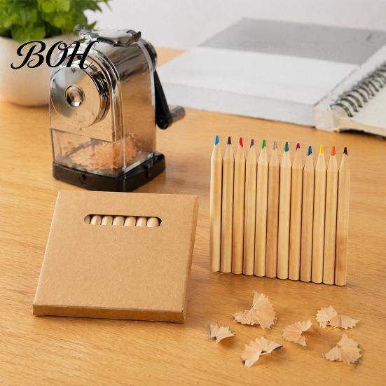 Bright Colored Pencils 12PCS for Kids, Drawing Pencils, Art Smooth Sharpening Creation Wooden Coloring Book And School Supplies Long