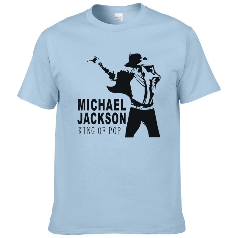 2024 Summer Michael Jackson T Shirt Men Hip Hop Cotton Print Short Sleeve O Neck T-shirt Cool Tees #228