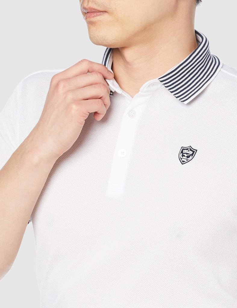 Mizuno 52MA1007 Short Sleeve Golf Polo Size XL Men's Shirt, Collar, Moisture-Wicking, Quick-Drying, White,