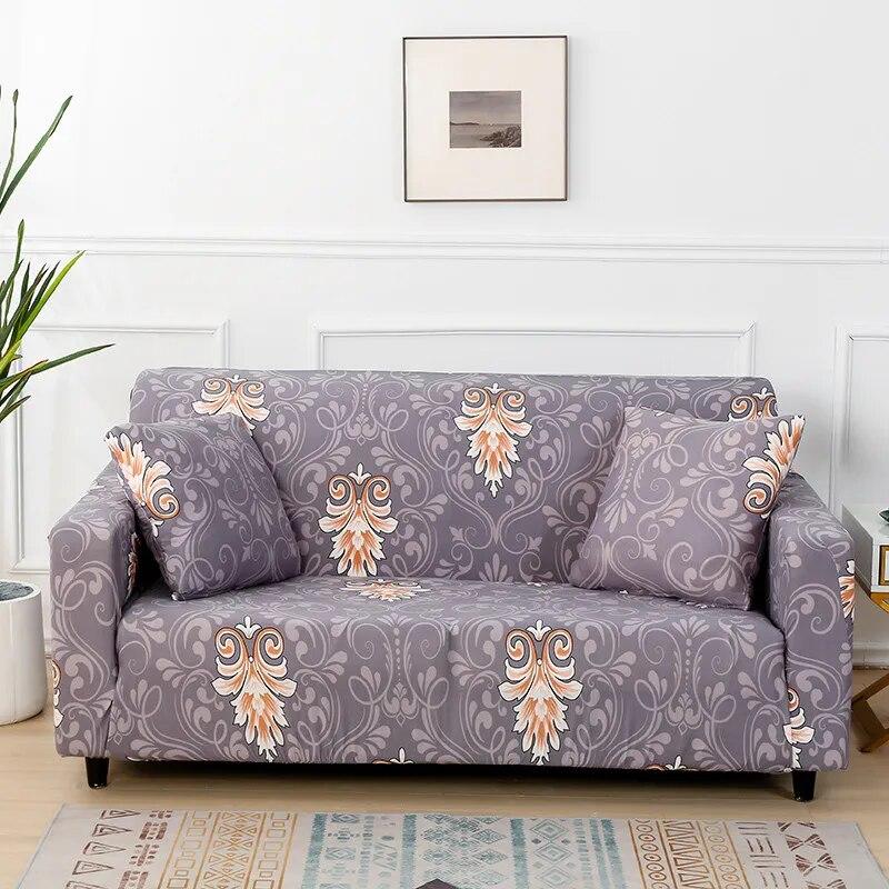 Geometry Printed Sofa Slipcovers Stretch Sofa Covers for Living Room Elastic Couch Chair Cover Sofa Towel Furniture Protector