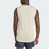 Adidas Power Workout Tank Top with Solid Color Logo Men Tops Light-Brown IQ1821