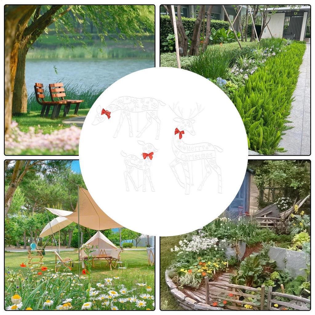 Christmas Reindeer Outdoor Porch Holiday Decor Holiday Garden Decoration For Homeowners Party Planners Neighborhood Front Yard