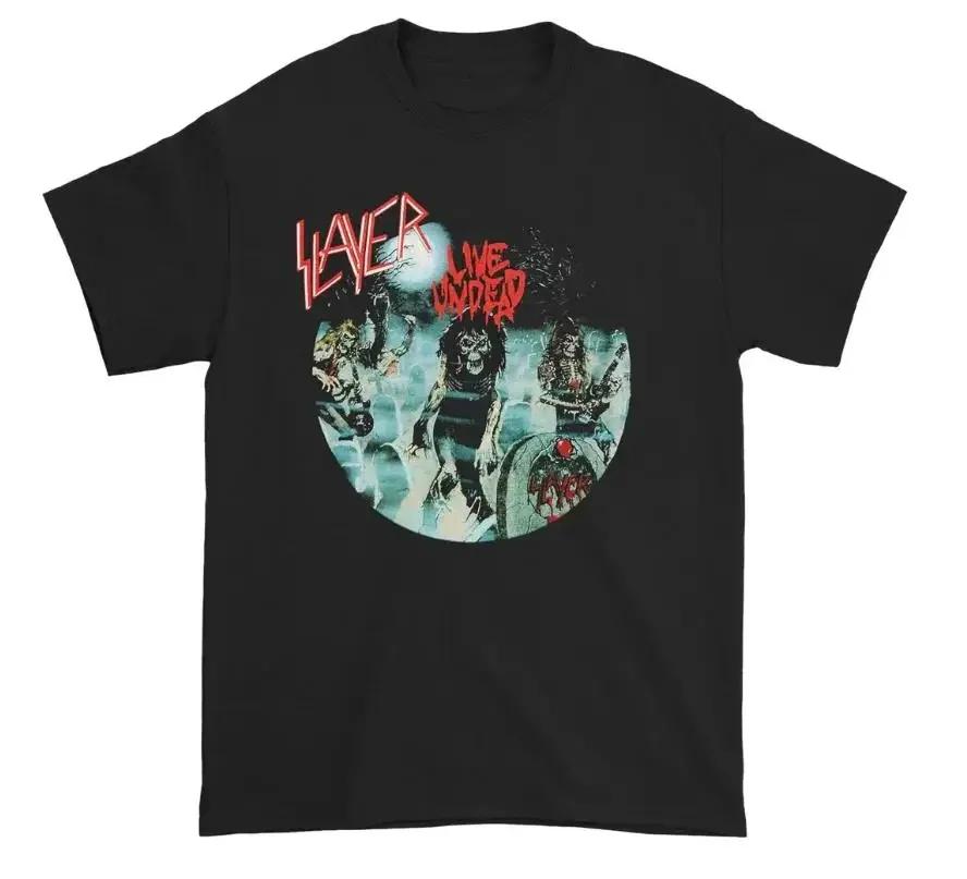 Summer Rock Band Heavy Metal Graphic Printed Vintage Cotton Short Sleeve Harajuku Hip Hop Streetwear Punk EU Size T Shirt