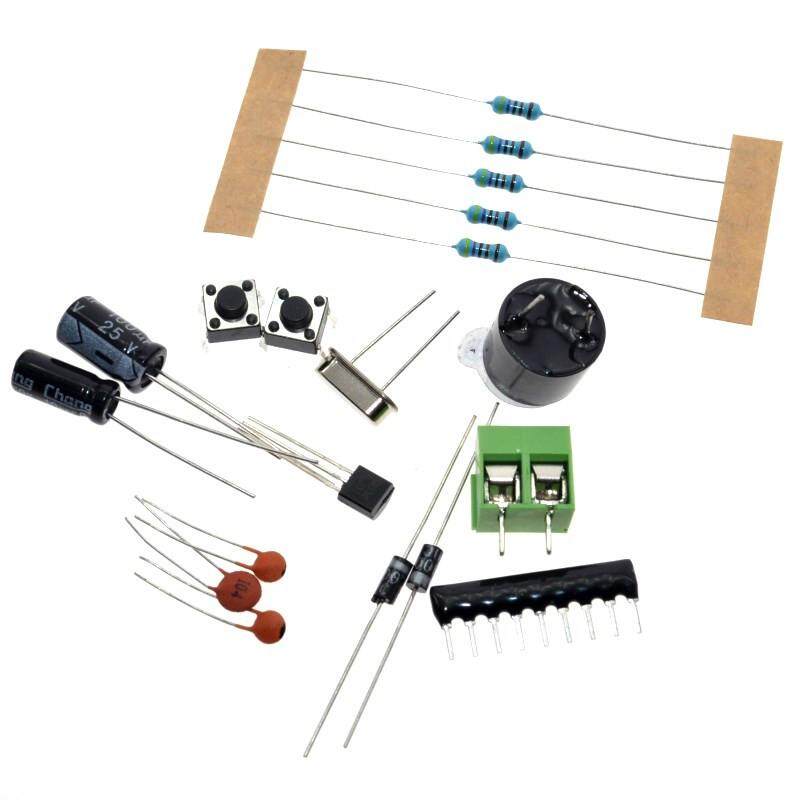 89C2051 Ceas electronic digital cu 4 biți Kit de bricolaj Suită electronică de producție