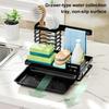 Dish Drying Rack with Utensil Holder Kitchen Rack Holder with Drainboard Kitchen Drain Shelf for Kitchen Sink