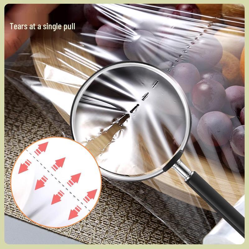Disposable Food-Grade Cling Film: Microwave-Safe, High-Temp Resistant PE for Household Use