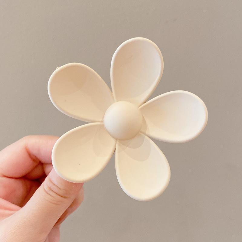 Nuove pinze per capelli a chela eleganti da donna Bianco Caffè Plastica Grande Pinza per capelli Copricapo Coreano Ragazze Pinze per capelli a chela di granchio Accessori per capelli alla moda
