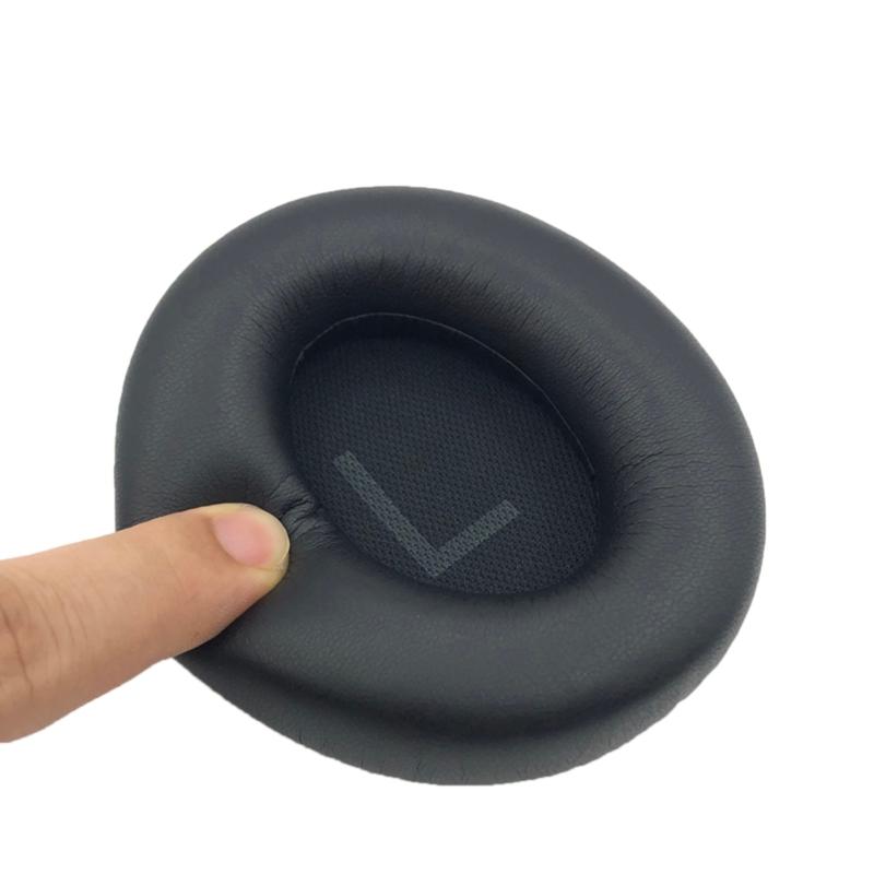 Earpads Cotton Linen Ear Cushions for Space Q45 Headphones Comfortable Noise Isolation Earpads Sleeves