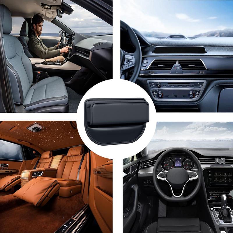 Sitzschlitz Aufbewahrungsbox Auto Sitzschlitz Füller Organizer Leder Aufbewahrungsbox für Auto Zwischen Sitz & Konsole Spaltfüller