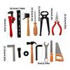 7/13Pcs Children Construction Tool Kits Realistic Plastic Workshop Toolbox Toy Early Learning Educational Play Set Toy
