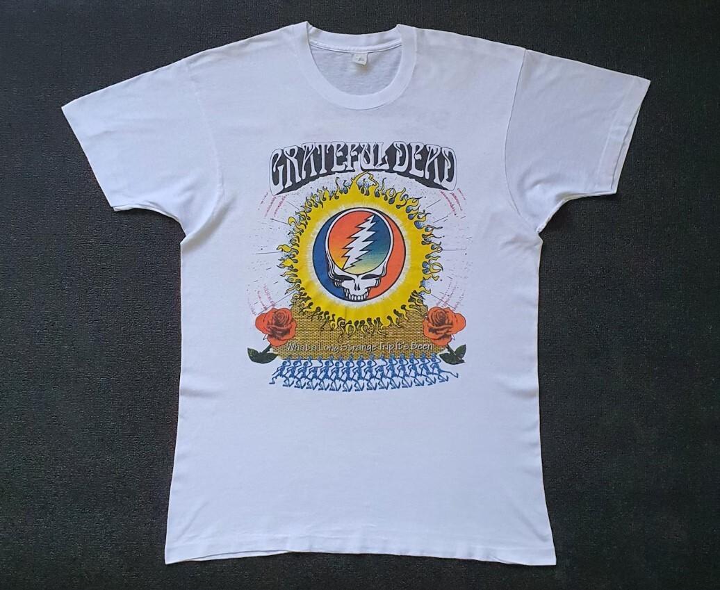 Vintage 1993 GRATEFUL DEAD Summer Tour T-shirt Rare 90s GD Skeleton Reprint XXXXL