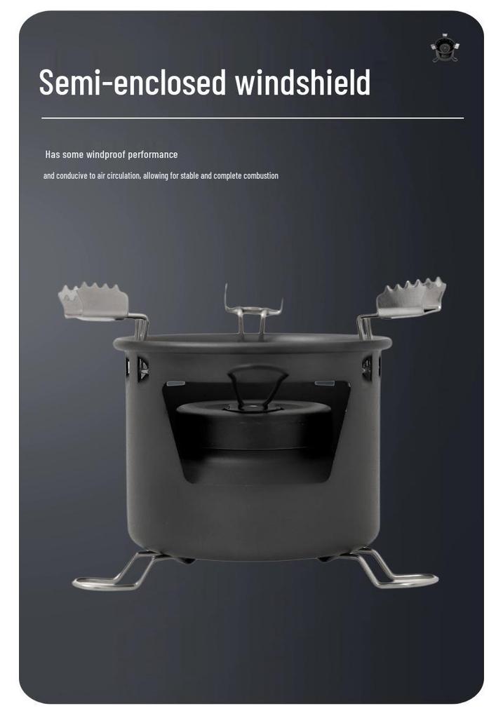 Ultra-Light Portable Alcohol Stove for Outdoor Use