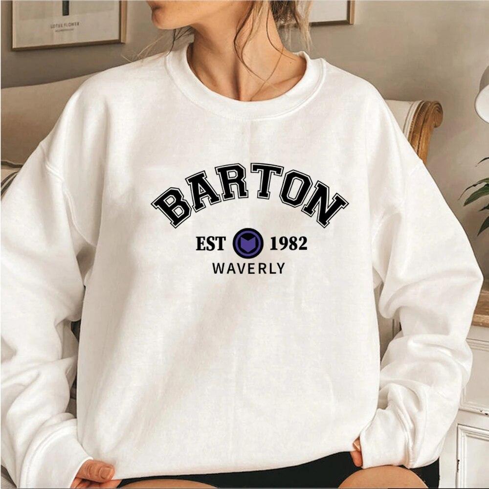 

Barton 1982 Crewneck Sweatshirt Barton Sweater Fashion New Superhero Sweatshirt Women Graphic Hoodies Long Sleeve Pullovers Tops Unisex