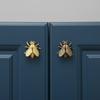 Retro Bee Brass Handle Furniture Hardware Wardrobe Drawer Pulls Trendy Cabinet Door Knobs  Dresser