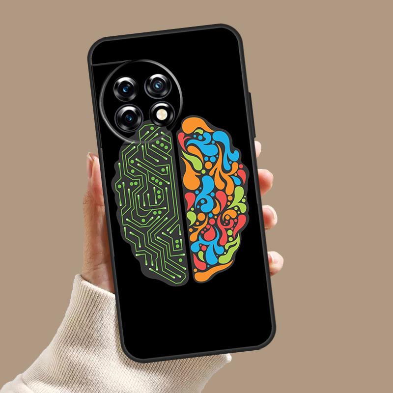 Brain Art Case For OnePlus Nord CE 3 Lite CE4 2 2T N10 N20 N30 OnePlus 12 11 9 10 Pro 8T 10T 12R Cover