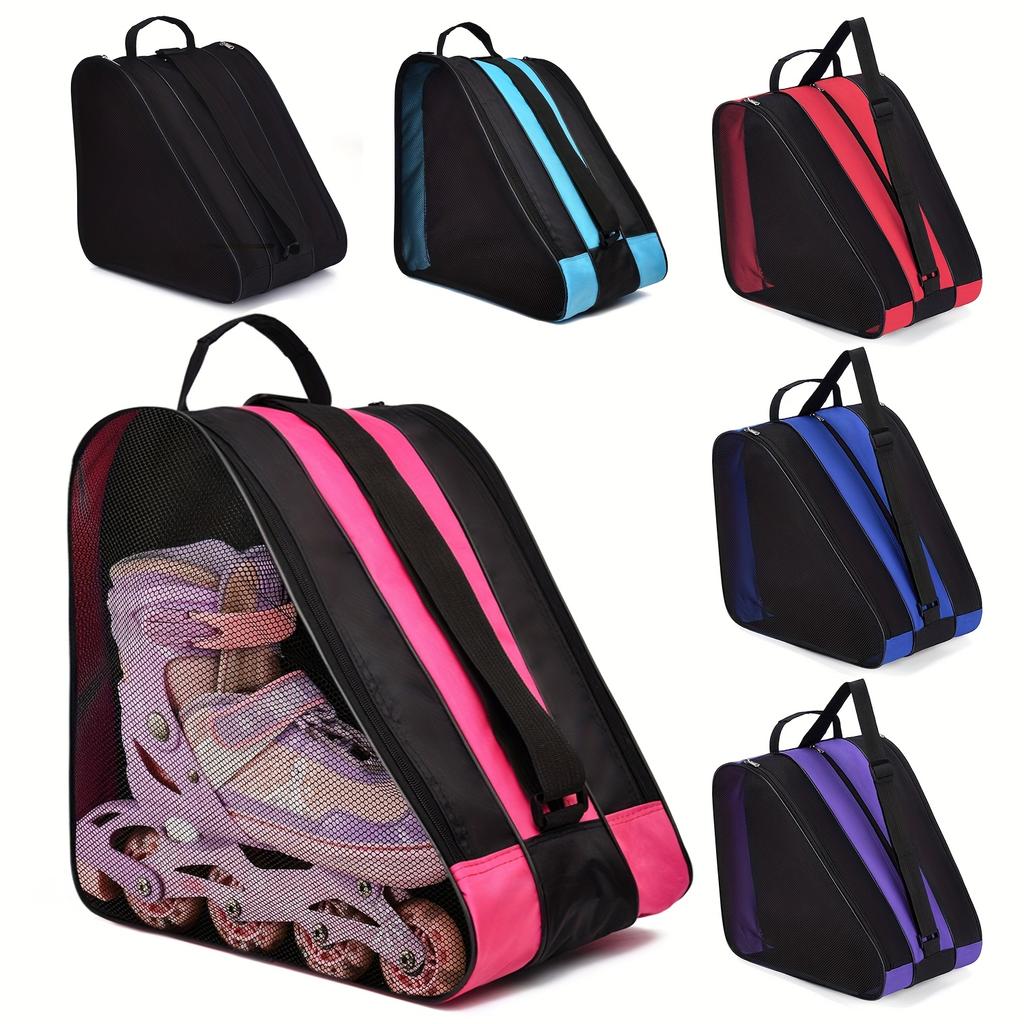 Handheld Skate Bag, Three-Layer Large Capacity Skate Storage Bag, Thickened Ice Skate Bag, Ideal Gift for Outdoor Sports, Skateboarders