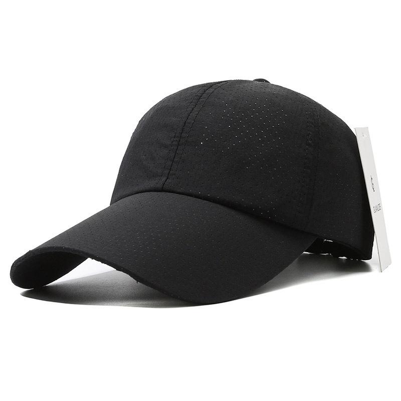 

Hat Mesh Baseball Lightweight Summer Breathable Sun Protection Peaked Gift Cap чёрный