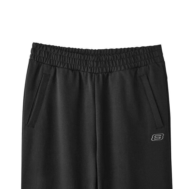 Skechers Warm Cuffed Versatile Loose Comfortable Knitted Sports Pants Men Bottoms Carbon-Black L125M006-0018