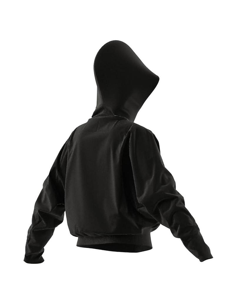 Adidas IKU99 Black Size Women's Z.N.E. Full-Zip Hoodie, (IN5128), J/M