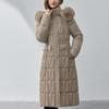 Sleeves Detachable Fashion Woman Winter Coats Hooded Faux Fur Collar Thick Warm Long Parkas Women's Jackets