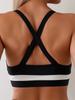 2025 High Waist Two-Piece Bikini Sexy Women's Sling Swimsuit Tight Patchwork Swimwear Summer Push Up Backless Beach Bathing Suit
