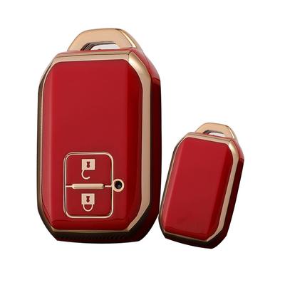SANRILY Key Key Key Key Protection for Suzuki New Wagon Red Case, Holder, Cover, Swift, R, Stingray, Hustler, Jimny, Sierra, XBEE, Ignis, Solio,