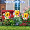 10Pcs Garden Windmill Unique Colorful Lawn Pinwheel Multifunctional Beautiful Outdoor Wind Spinner Stake Garden Yard Lawn Decor