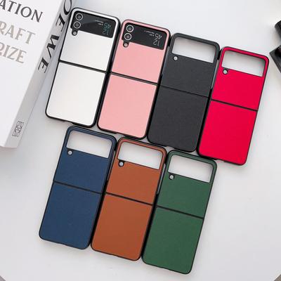 Jednokolorowe etui na telefon do Samsung Galaxy Z Flip 1 2 3 4 / Z Fold 3 4 Pełna tylna osłona ochronna
