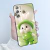 Phone Case For ZTE Nubia Red Magic Redmagic 9 9S Pro Plus 5G Case Cute Love Rabbit Protective Black matte TPU Soft Cover Casing