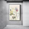 Abstract Poster Geometric Art Wassily Kandinsky Oil Painting and Wall Art Painting