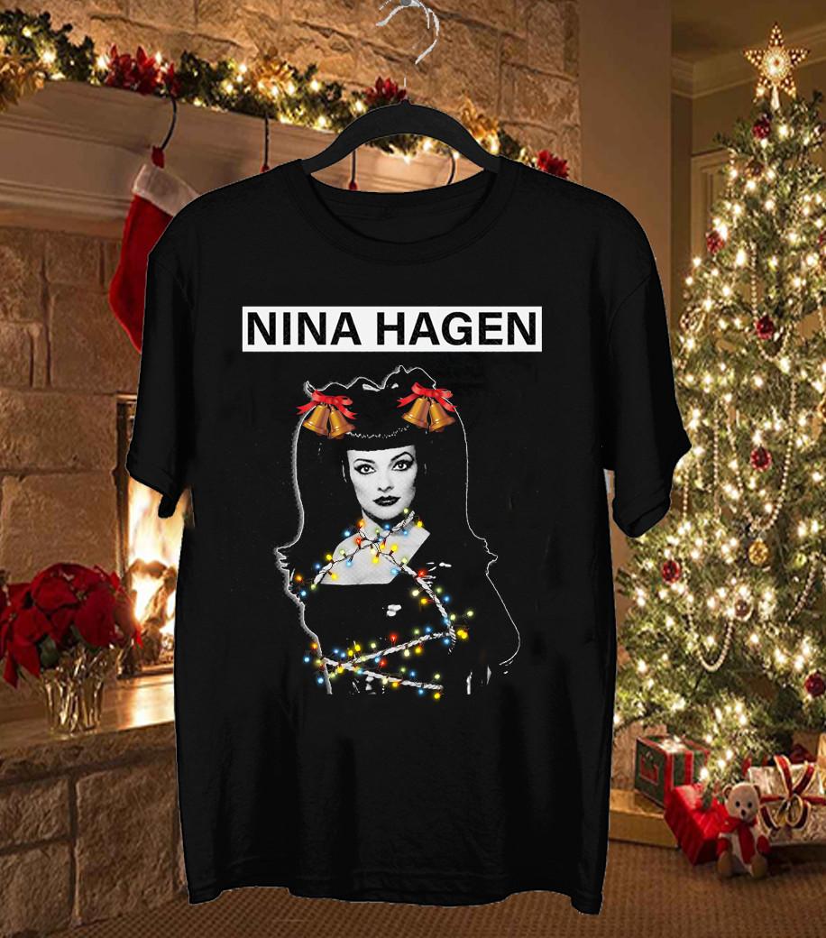 Merry Christmas NINA HAGEN Gift For Fan Collection Size S to 5XL T-shirt KM202 XL