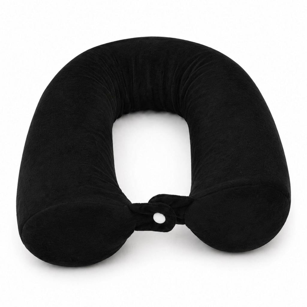 Cross-Border Memory Foam U-Shaped Travel Neck Pillow - Bendable & Slow Rebound for Neck Support