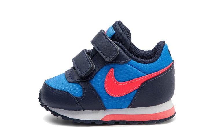 

Nike MD Runner 2 High top Running Shoes Black Blue Red Infant And Toddler 806255-412 22