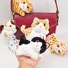 Cartoon Cat Plush Pendant Decoration Stuffed Doll Keychain Cute Bag Charm Doll Plush Boys & Girls Birthday Gift