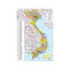 The Vietnam Map Wall Art Poster Decoration Background Home Office Shcool Suppiles