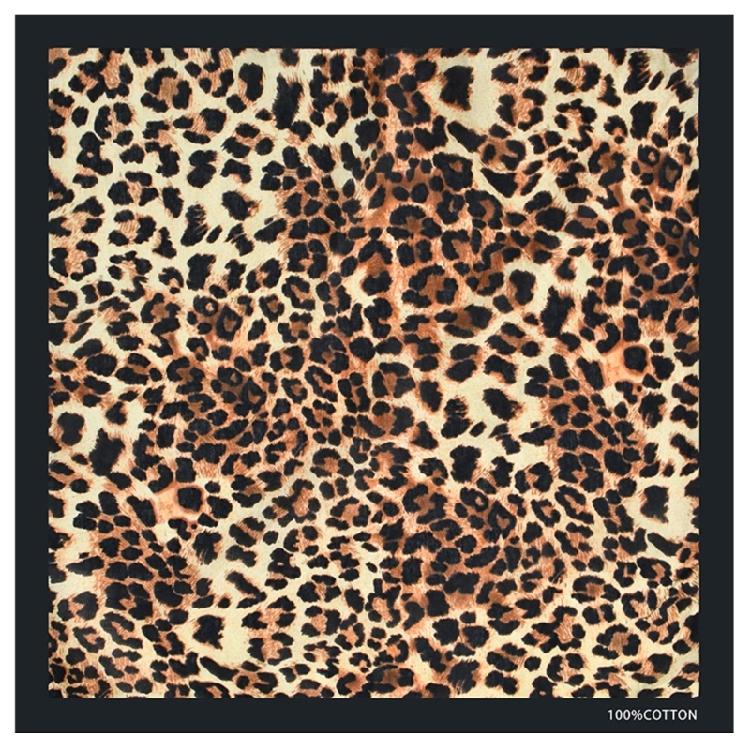 21'' Head Wrap Rapper Head Scarf Hair Bandana Smooth Turbans Beast Pattern