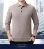 Genuine Brand Men's Luxury Wool Sweater 2025 - Thick, Warm, and Stylish Lapel Knitwear for Mid-Aged Dads.