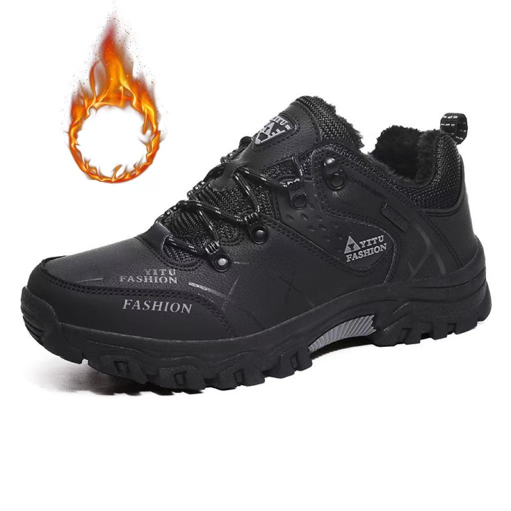 Men's Boots Non-slip Outdoor Hiking Shoes Comfortable Man Running Shoes Lace Up Platform Men Sneakers Plus Size 39-47 Zapatillas