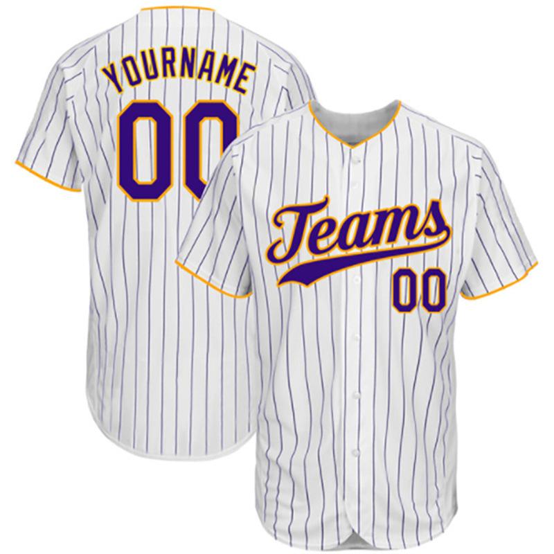 Summer Loose Training Clothes Casual Men's Short-sleeved 3D Printed Alphabet Jersey Crew Neck Button-up Cardigan Baseball Jersey