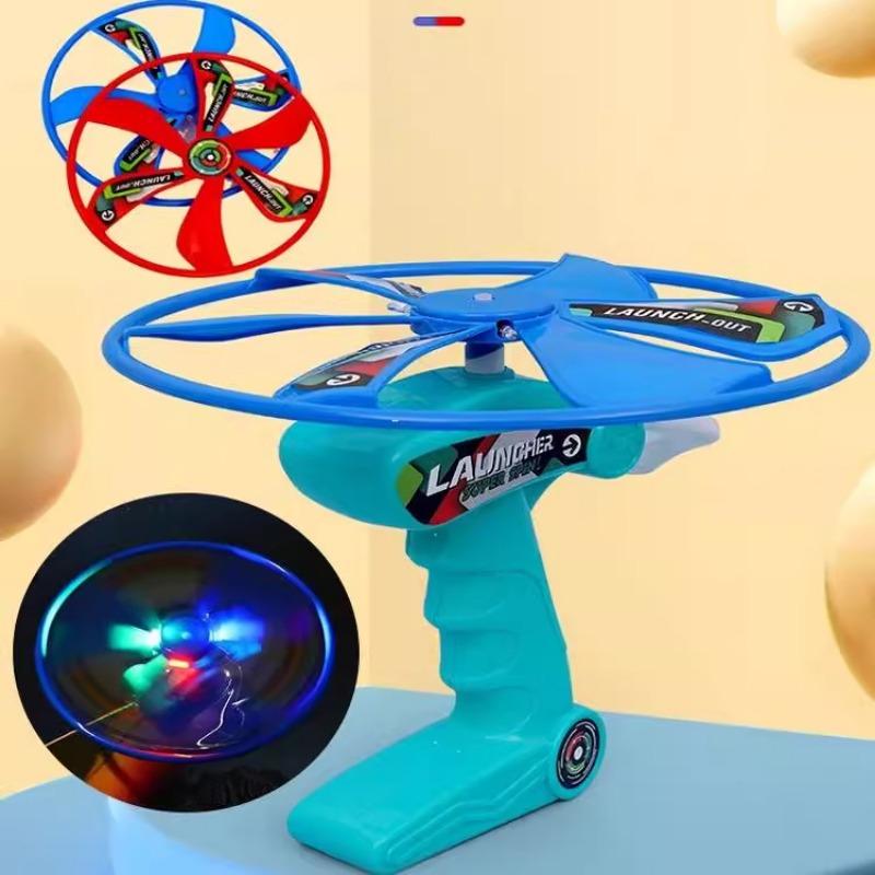 Kinder Zugseil Leuchtende Fliegende Untertasse Spielzeug Outdoor Große Größe