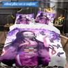 Vibrant Anime Characters 3pcs K-pop Music Group Bedding set,Ideal for Bedroom, Dormitory,Including Duvet Cover And 2pcs Pillowcases,Fan Gifts