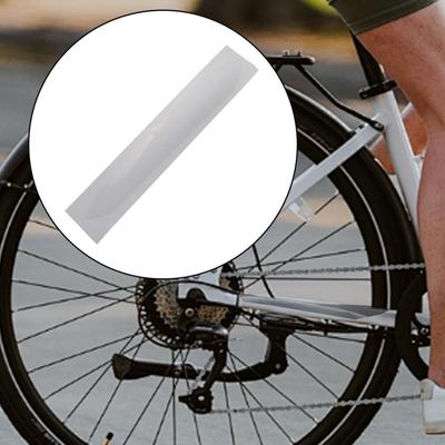 Film Protecteur de Base Arrière de Vélo Autocollant de Chaîne Autocollant de Protection de Cadre Film Protecteur Anti-rayures Transparent Vélo de Montagne Route