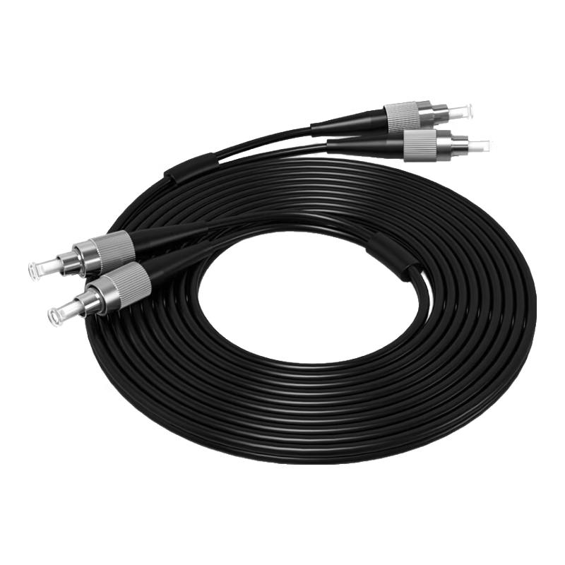 ITCOM Telecom-Grade TPU Armored Outdoor Fiber Optic Patch Cable, FC-FC Single-Mode