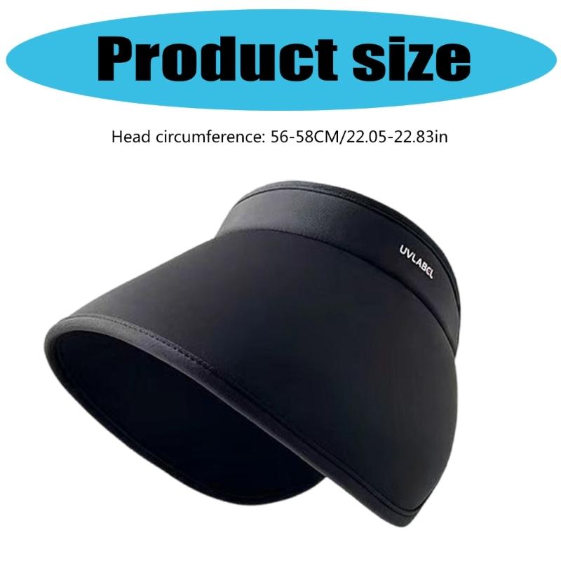 Foldable Lightweight Sun Visors Hat for Women with Adjustable Fit for Hiking and Gardening Ponytail Beach Hat