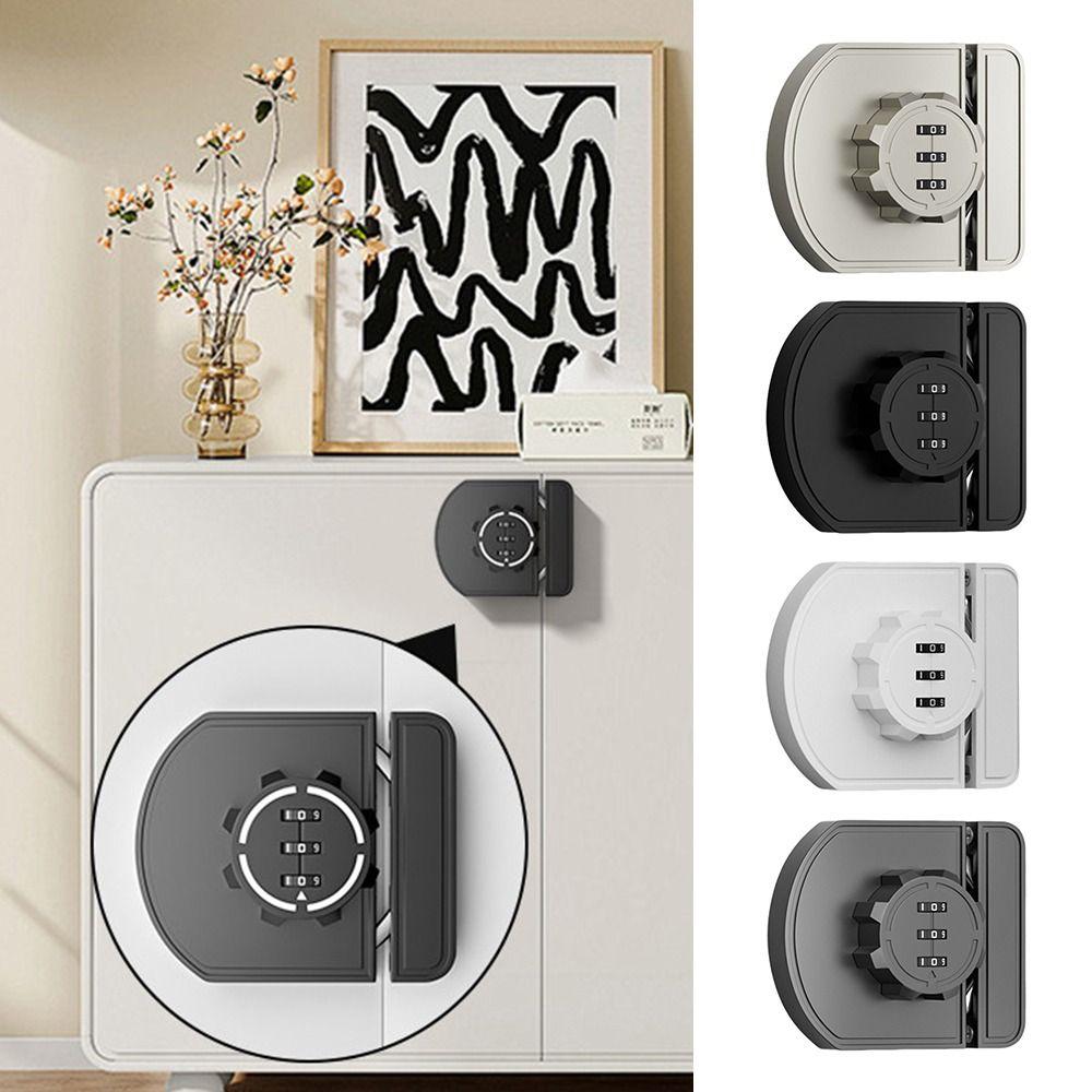 Code Protection Closet Lock Zinc Alloy Drawer Lock Universal Combination Lock Home