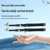 Portable Carbon Fiber Telescopic Mini Lure Rod & Baitcasting Reel Set for Long Cast