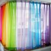 Romantic Home Decor Rose Voile Perspective Curtains Living Room Window Tulle Only Screening Curtain With Light Filtering Polyester Perfect For
